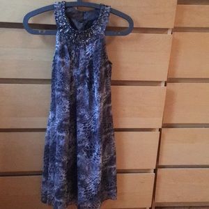 WHBM Halter gem stone dress